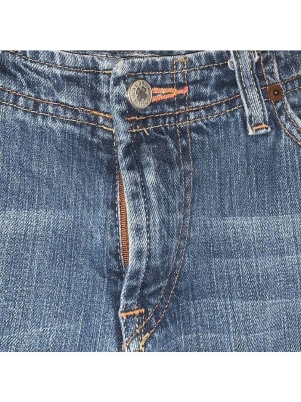 Lucky Brand Womens Size 6 / 28 Bootcut Wonder Jeans American Made Blue Denim - Picture 7 of 14